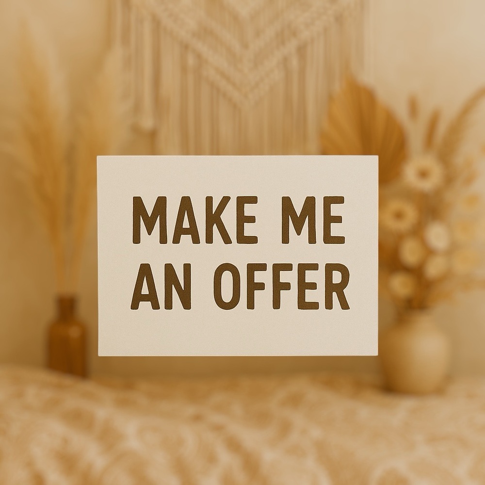 Offers are welcome🥰